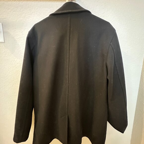 Men's J Crew Peacoat - Picture 3 of 3